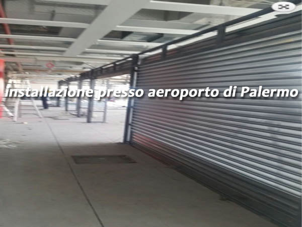 Saracinesca installata all’aeroporto di Palermo